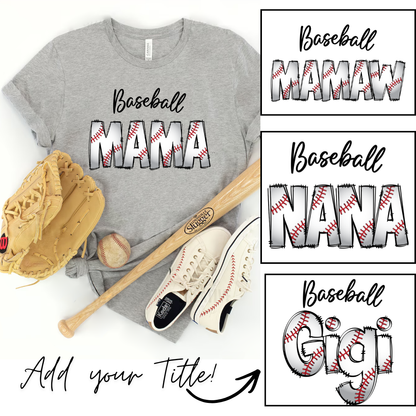 Personalized Baseball/Softball Letters