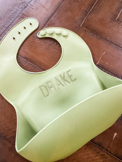 Personalized Engraved Baby Bibs