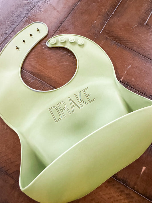 Personalized Engraved Baby Bibs