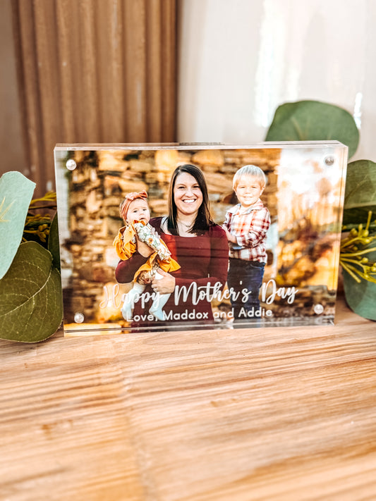 Interactive Acrylic Photo Frame