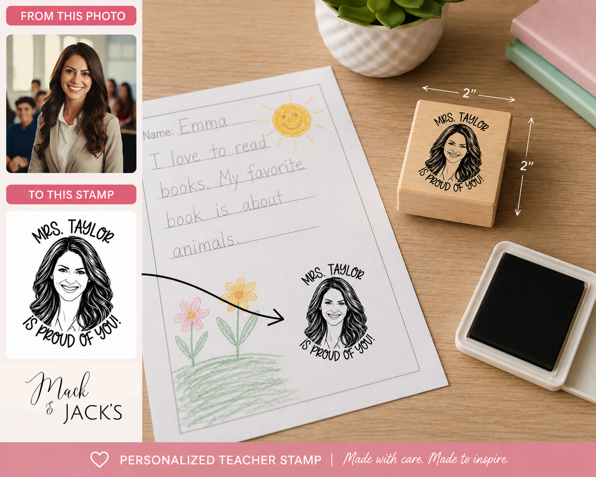 Personalized Teacher Stamp