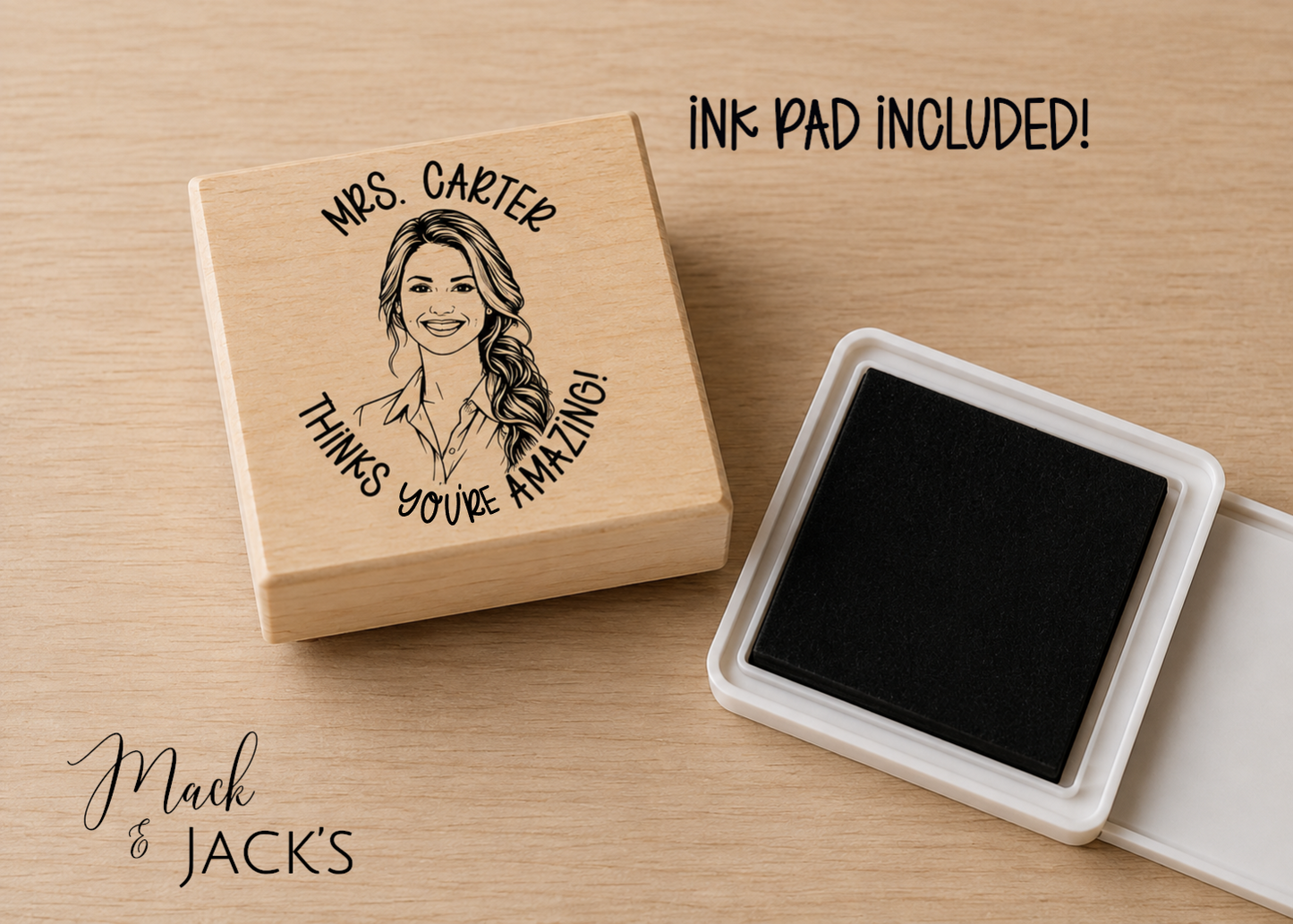 Personalized Teacher Stamp