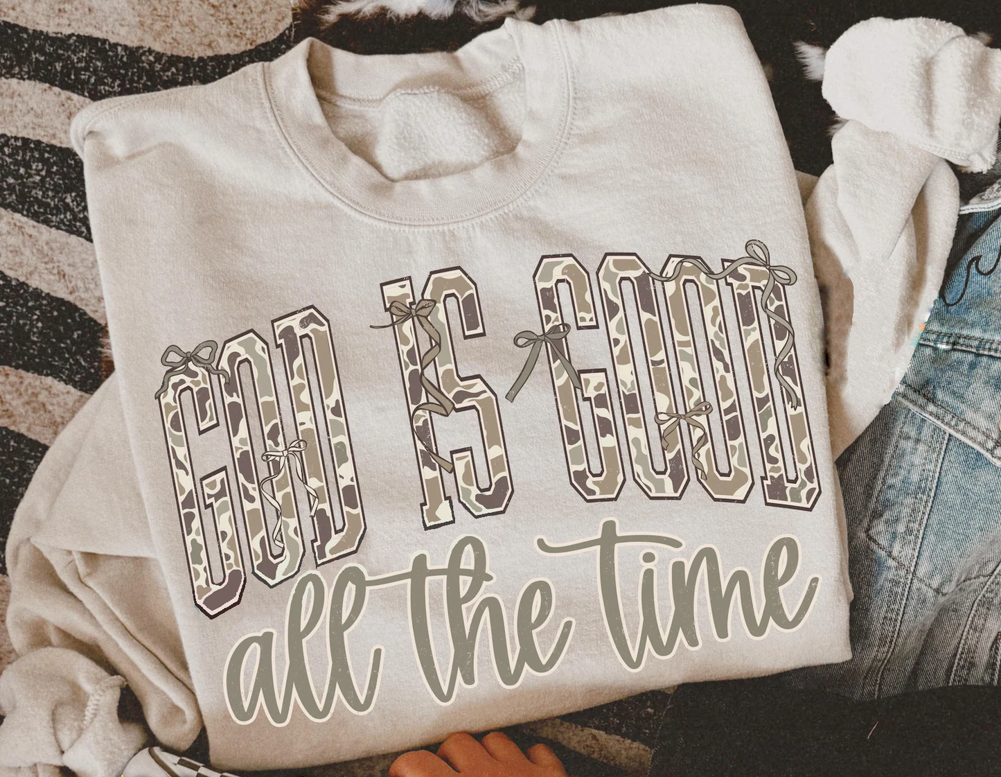 God is Good all the time, Camo