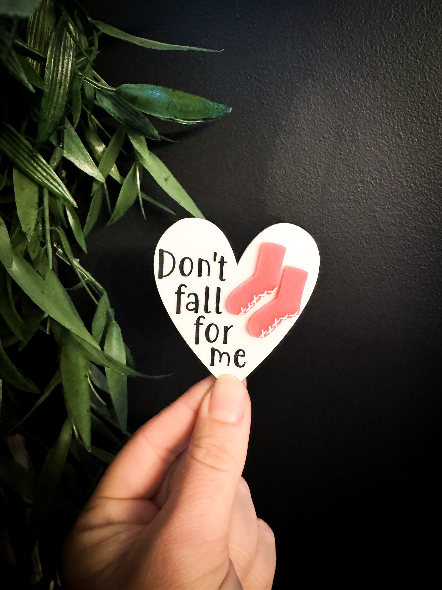 Don't Fall for Me Valentine's Badge Reel