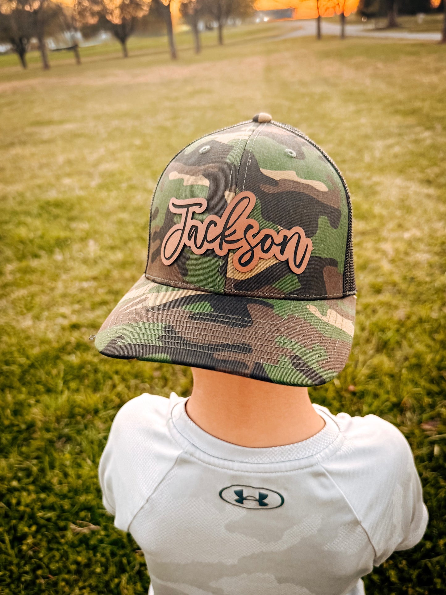 Custom Leather Patch Hat