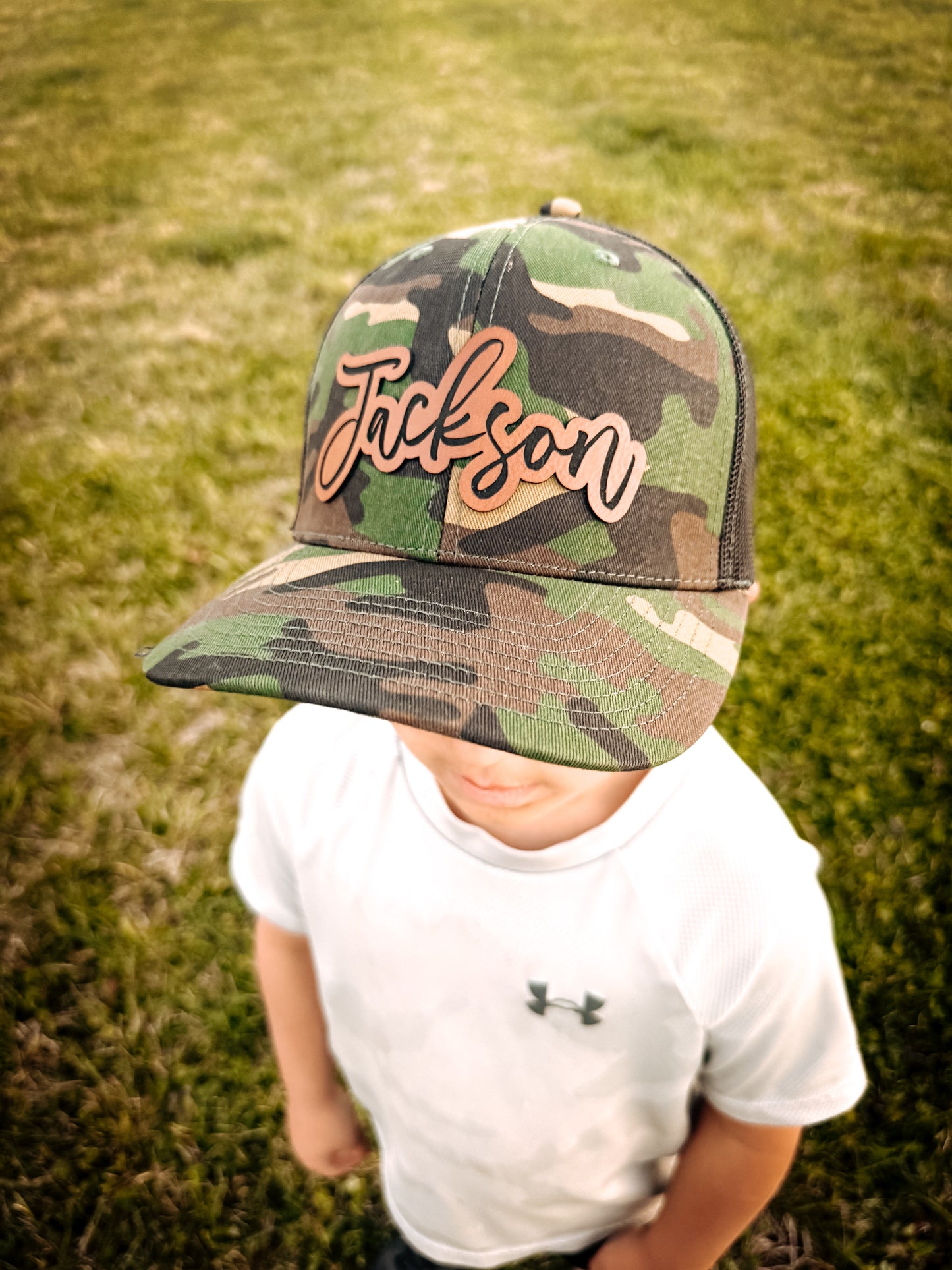 Custom Leather Patch Hat