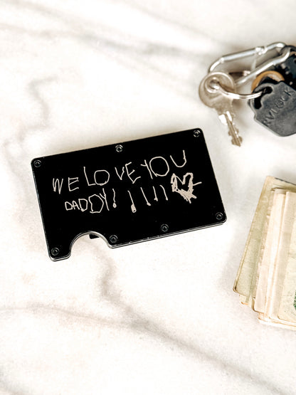 Engraved Metal Wallets