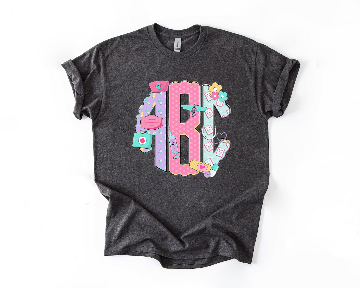 Preppy Healthcare Monogram