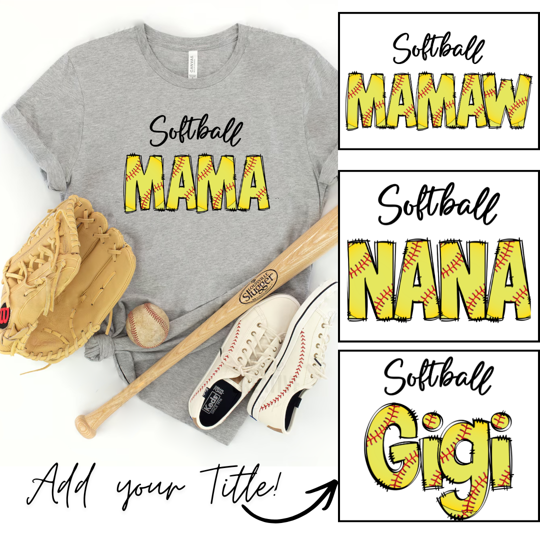 Personalized Baseball/Softball Letters