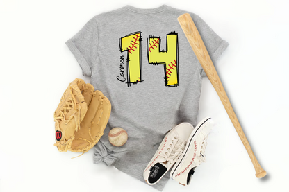 Personalized Baseball/Softball Letters