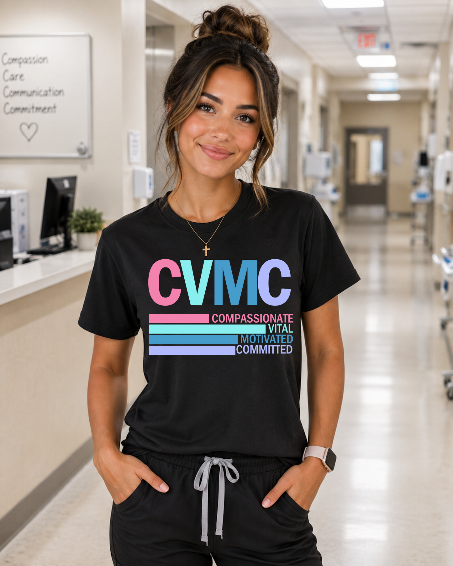 CVMC Color Block Values Tee