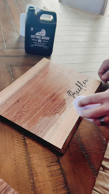 Personalized Black Walnut Board