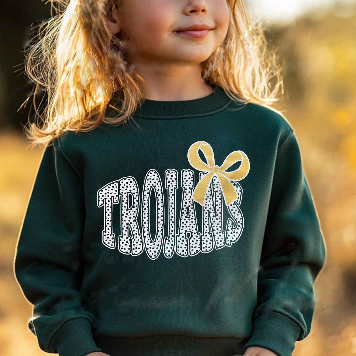 Trojan Polkadot with Bow